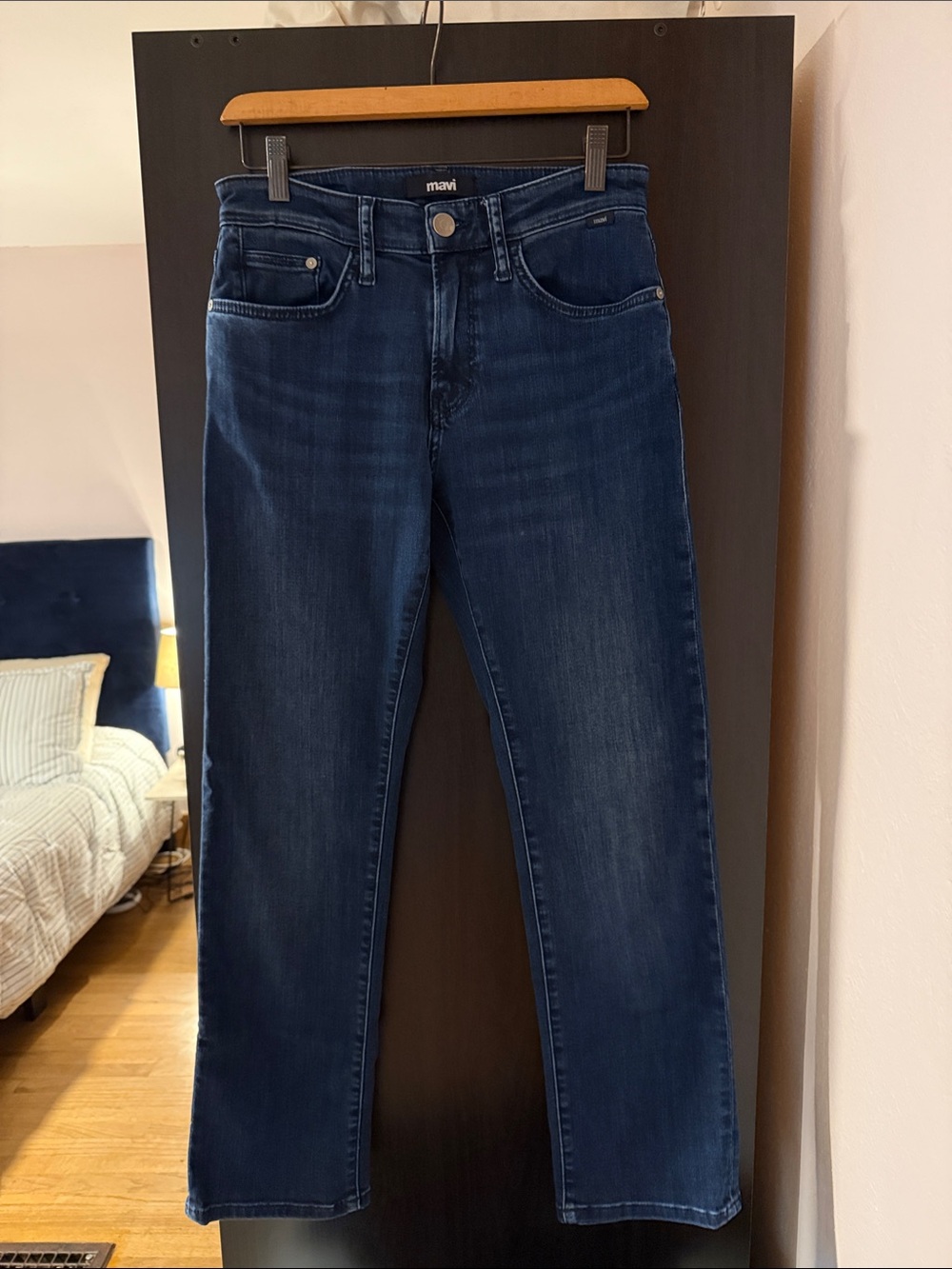 Mavi Zach Navy Straight Leg Jeans 29x30